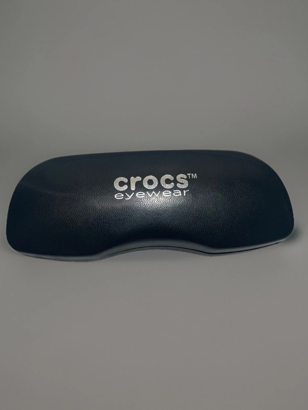 CROCS Black Eyewear Hard Case with White Logo